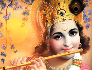 Shri Krishna's graced filled glance